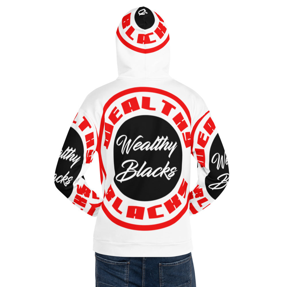 Wealthy blacks All out 2 tone redUnisex Hoodie