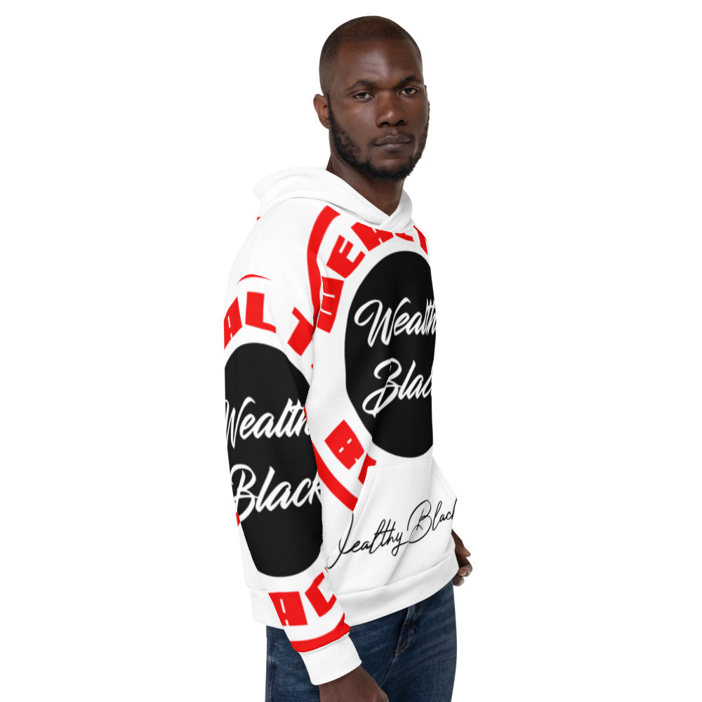 Wealthy blacks All out 2 tone redUnisex Hoodie