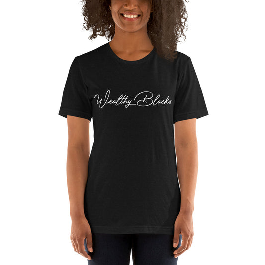 Wealthy Blacks Signature Collection Short-Sleeve Unisex T-Shirt