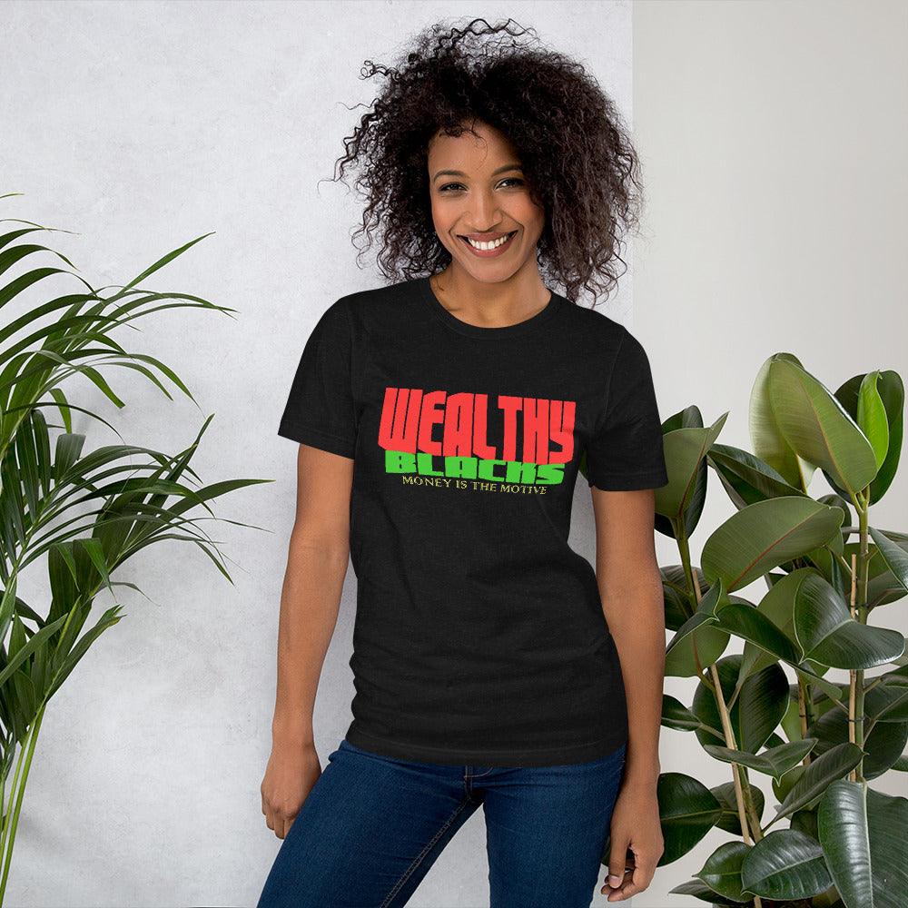 Wealthy Motives R/G/Y Short-Sleeve Unisex T-Shirt